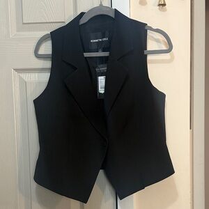 Kenneth Cole Sleek Black Vest